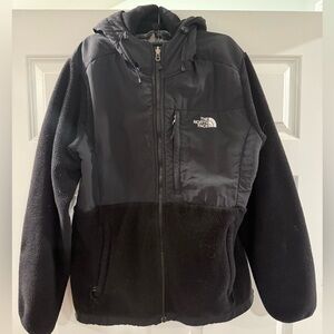The North Face Denali black hooded Jacket